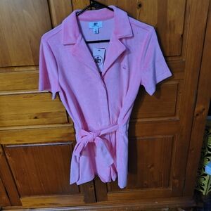 Juicy Couture Light Pink Terry Romper